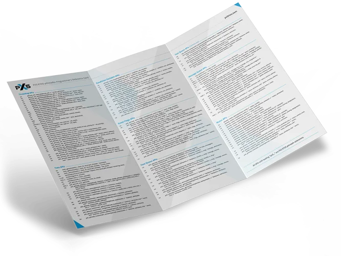 Programmer Reference Cards