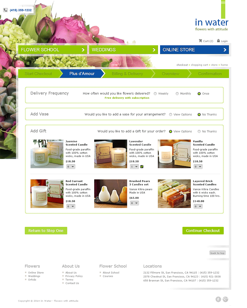 Designer page